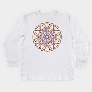 mandala Clamber drawingmandala Skip Craft Kids Long Sleeve T-Shirt